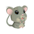Cute vector mouse