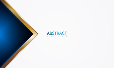 Wall Mural - abstract background with modern and luxury style of gold, blue, and white color combination. designe
