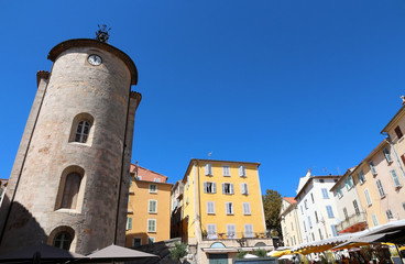 Wall Mural - France, Provence region, Hyeres, historical center