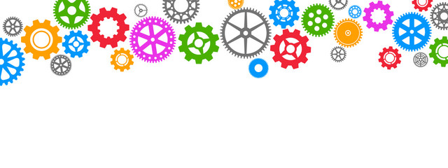 Poster - Gears background – stock vector