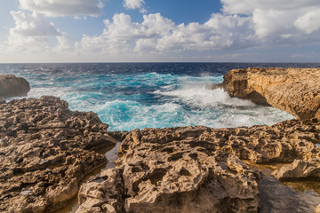 Wall Mural - Cliffs of Dwejra on the island of Gozo, Malta