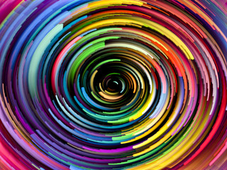 Wall Mural - Color Wheel Swirl