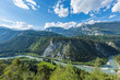 Rheinschlucht, Ruinaulta,  Graubünden, Schweiz, Europa