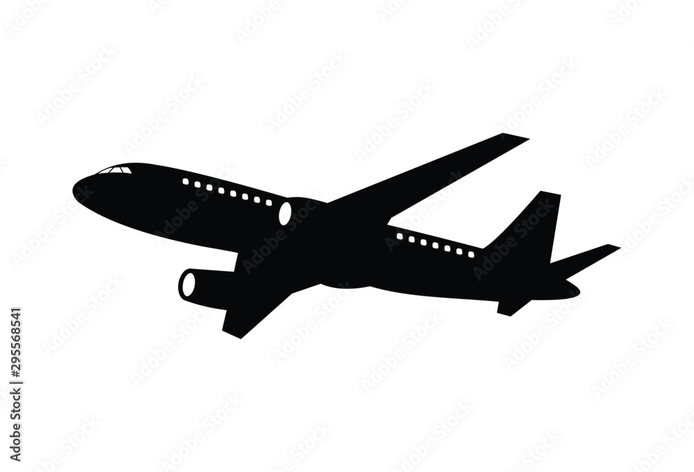 airplanes vector icon on white background, airplane vector Illustration ...