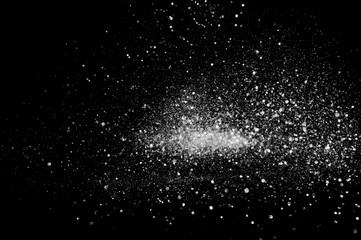 Wall Mural - glitter lights grunge black and white background for graphic design resources.