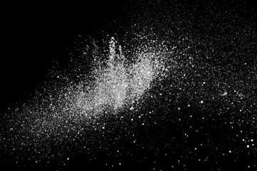 Wall Mural - glitter lights grunge black and white background for graphic design resources.