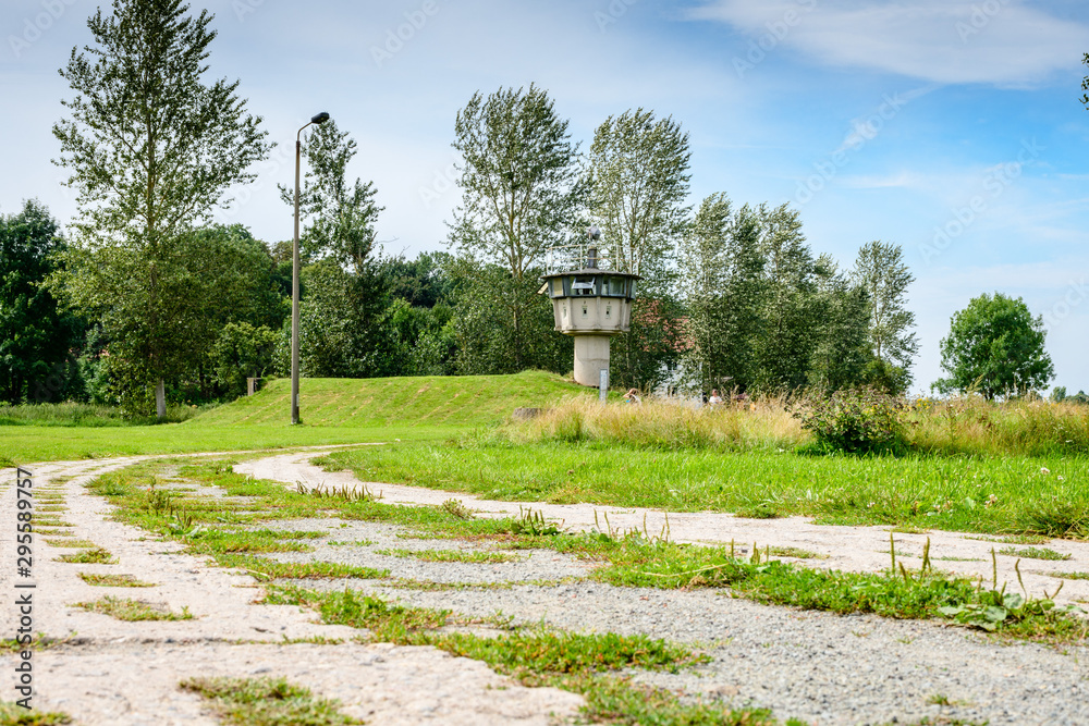 Alter Grenzturm an der DDR Grenze Stock Photo | Adobe Stock