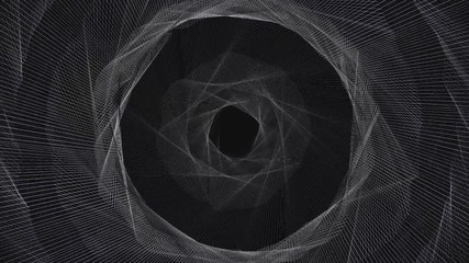Wall Mural - Abstract Background Physcedelic Geometric Tunnel VC 22