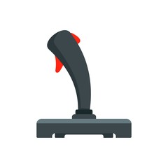 Poster - airplane control gamepad icon. flat illustration of airplane control gamepad vector icon for web des