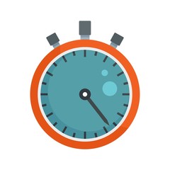 Poster - Sport stopwatch icon. Flat illustration of sport stopwatch vector icon for web design