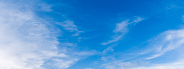 Wall Mural - beautiful clouds with blue sky background.