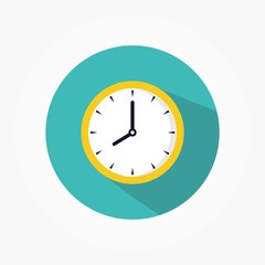 Wall Mural - clock vector icon vector. clock icon page symbol for your web site design clock icon logo, app, cloc