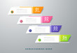 © Inlovehem - Design Business template infographic chart element with place date for presentations.