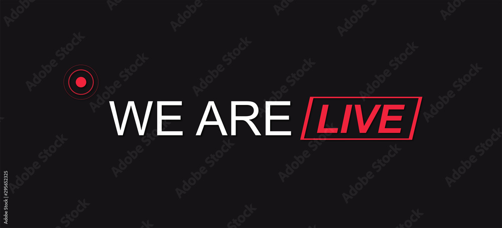 WE ARE LIVE We are live Images - Free Download on Freepik main image 4