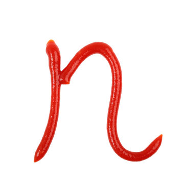 Ketchup Small Letter N