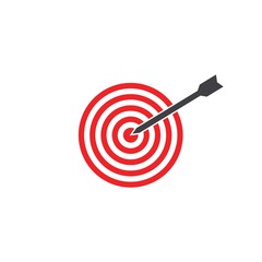 Wall Mural - target icon vector illustration design . bow, center focus target