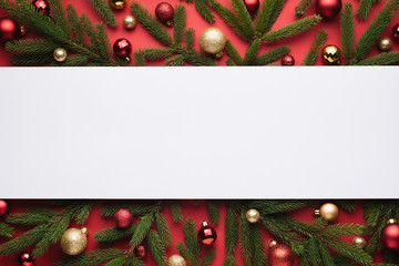 christmas or new year decoration background