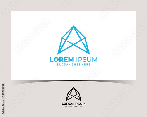 Letter A - Logo Design Element Poster Mural XXL