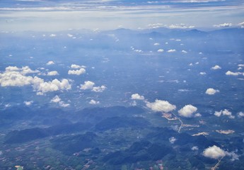 Phuket Thailand aerial drone bird's eye view photo of tropical sea, Indian Ocean, coast with Beautiful island south of Bangkok in the  Andaman Sea, near the Strait of Malacca. Asia. 