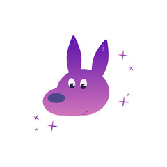 Poster - Kawaii avatar sweet dog icon. Element of kawaii style illustration icon