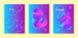 © ingara - Purple Electro Music Poster. Wave Gradient