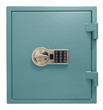 © Andrey Kuzmin - Small blue safe box isolated with clipping path included