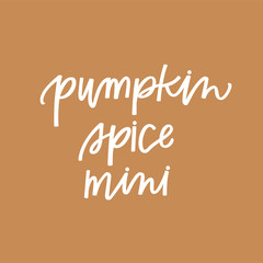 Sticker - Pumpkin spice mini