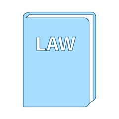 Wall Mural - Law Book Icon