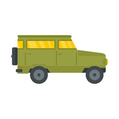 Poster - Hunting off road car icon. Flat illustration of hunting off road car vector icon for web design