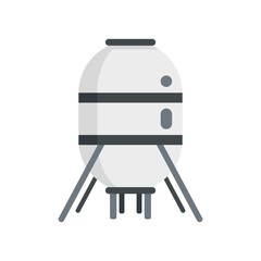 Poster - space capsule icon. flat illustration of space capsule vector icon for web design