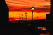 © vojta - Evenening sunset with street lamps - Italy