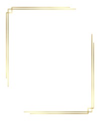 Wall Mural - Vector of Christmas Simple Gold border