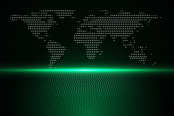Aufkleber - Information and global data concept