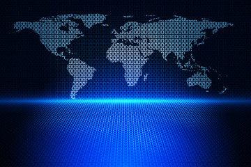 Aufkleber - Innovation and global data concept