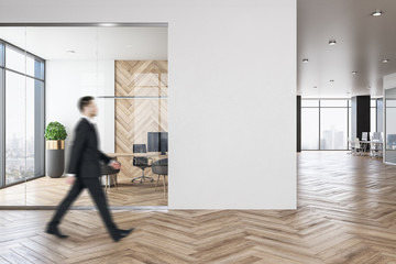 Poster - Businessman in luxury office with copyspace