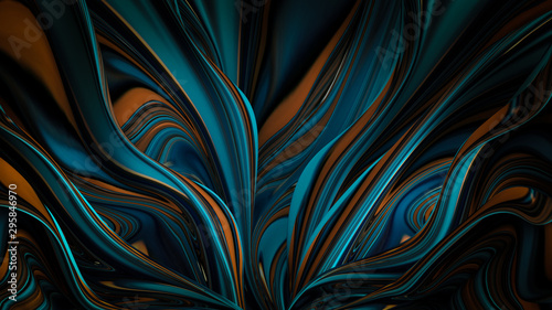 bright-background-with-a-volumetric-pattern-and-print-3d-illustration-3d-rendering