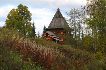 Wall Mural - Old wooden church