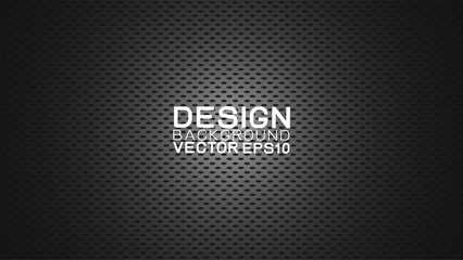 Poster - vector design trendy and technology concept background. dark carbon fiber texture and copy space on 