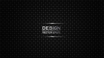 Poster - vector design trendy and technology concept background. dark carbon fiber texture and copy space on 