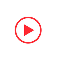 Aufkleber - Play vector icon