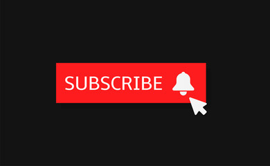 Aufkleber - Subscribe banner template