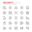 © Skellen - Collection of internet security related line icons. 48x48 Pixel Perfect. Editable stroke