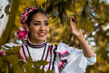 Retrato adelita mexico cultura traje típico
