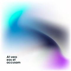 Poster - Fluid colors background vector illustration