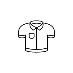 Poster - Polo shirt icon. Element of golf icon