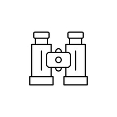 Poster - Binocular icon. Element of golf icon