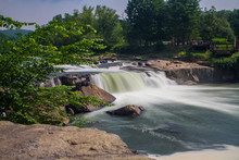 Ohiopyle Falls On The Youghiogheny River, Pennsylvania
