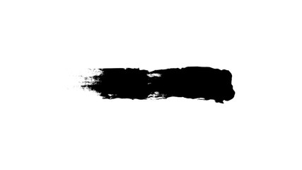 Poster - Abstract animation of black paint splash on white background. Animation. Perfect for motion graphics, digital composition.