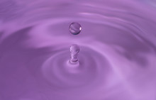 Purple Water Drops 