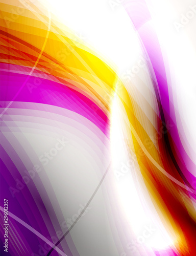 Fluid color wave pattern, liquid design style abstract banner background